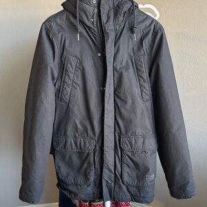 H&M Men's Black Military Field Jacket